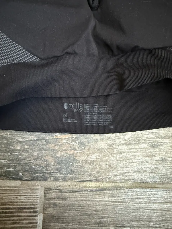 Zella Body Low Impact Rhythm Sports Bra Black M - Image 4