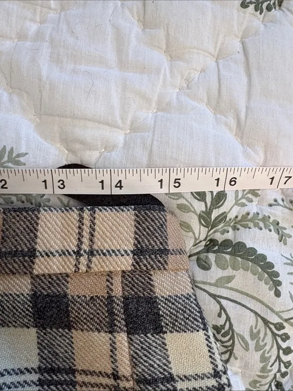 Vintage 100% Wool‎ Scottish Plaid Scotland Kilt Pleated Midi Skirt size 38 - Image 10