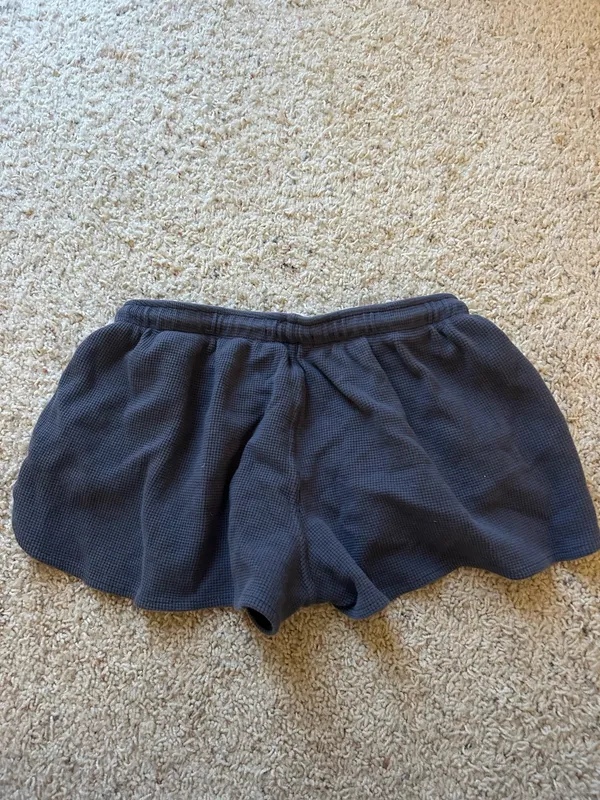 Navy blue Brandy Melville waffle shorts - Image 2