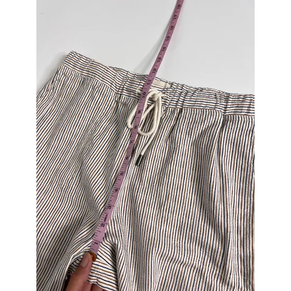 Thread & Supply Anita Striped Wide Leg Pants Size Small Cotton Drawstring - Image 8