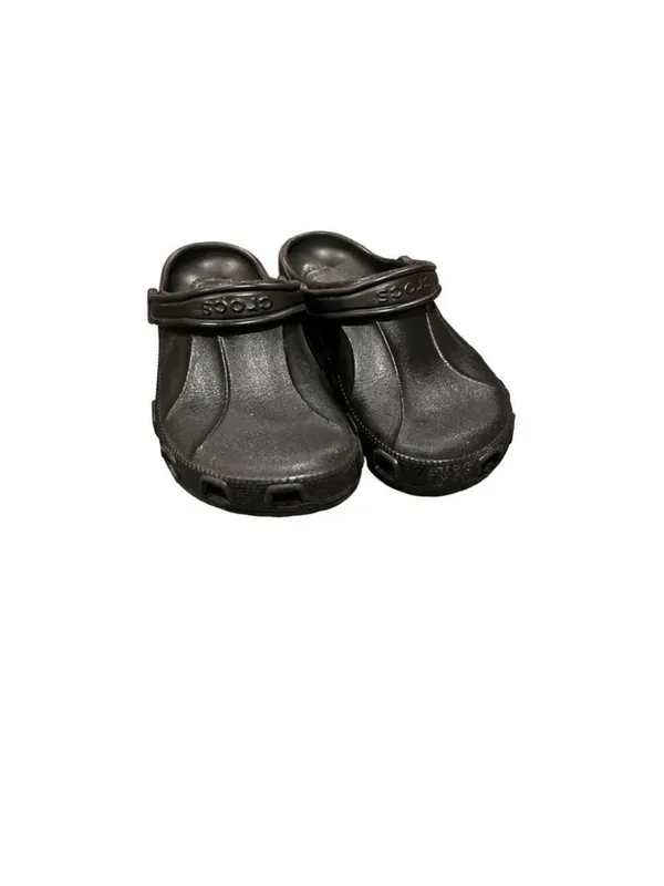 CROCS Classic Clogs Unisex 9-11 Black Slip On Comfort Casual - Image 6