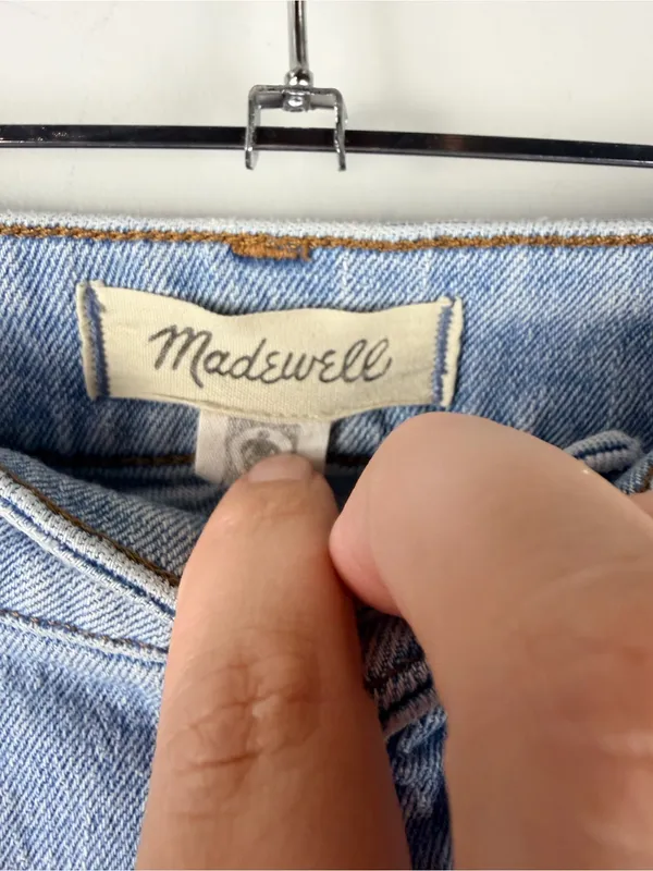 Madewell The Curvy Perfect Vintage Wide-Leg Crop Jean size 33 - Image 3