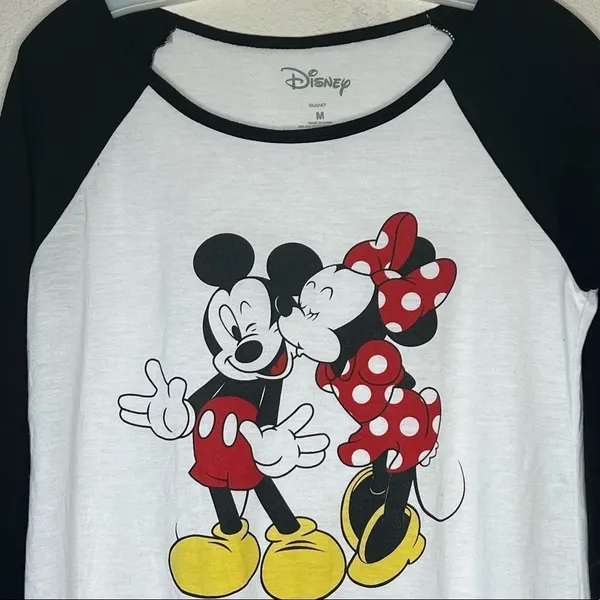Disney Mickey &‎ Minnie Baseball Shirt - Image 2