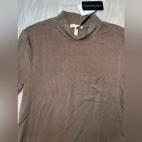 Articles Of Society‎ Olive Turtleneck Top - Image 2