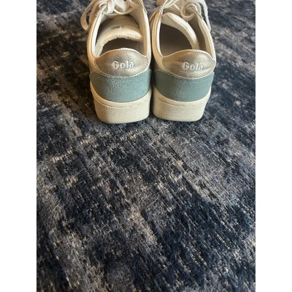 Gola Grandslam Quadrant Sneaker Off White/Lavender/Gold/Green Mist Women’s 6 EUC - Image 5
