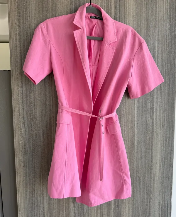 Zara Pink Blazer Dress - Image 2