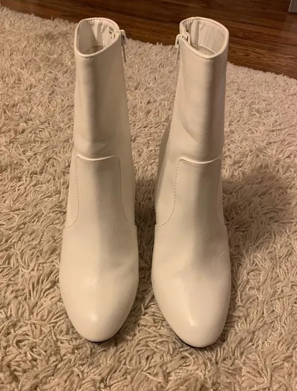 Dissh White Booties - Image 2