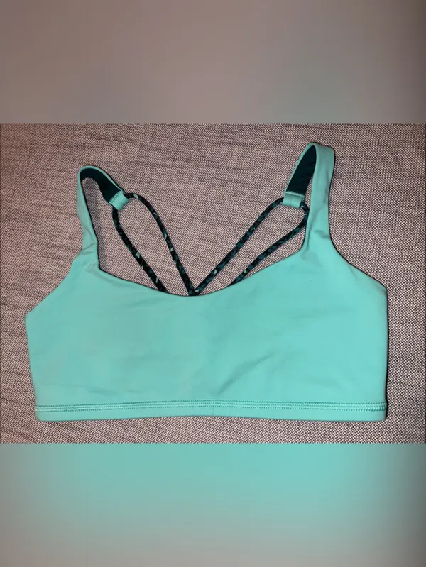 lululemon athletica Mint Green Strappy Sports Bra - Image 2