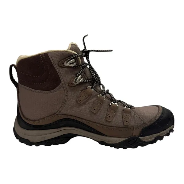 Oboz Juniper Mid B-DRY Hiking Boots Womens 7 Brown Waterproof Nubuck Trail Boot - Image 2