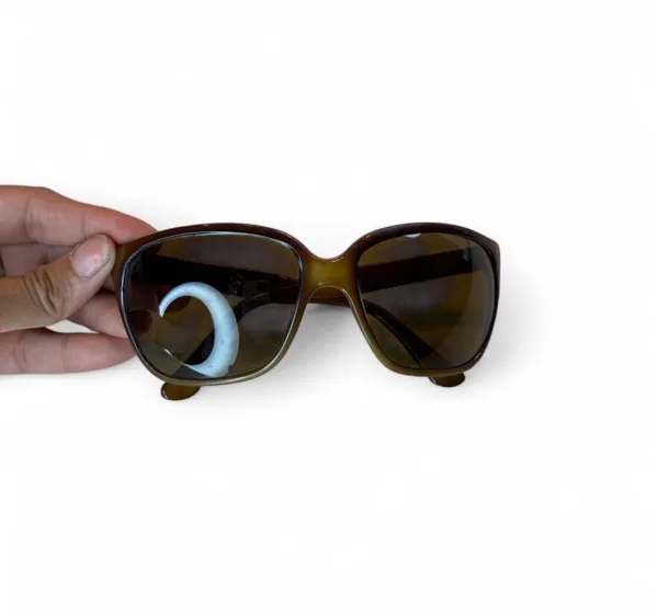 VUARNET sunglasses Brown tortoiseshell acetate frames with dark lenses #retro - Image 6