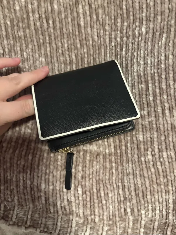 kate spade Black Wallet with Cream Trim - Image 2