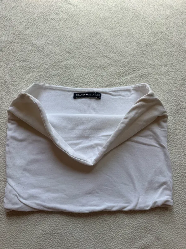 Brandy Melville White Tube Top - Image 2