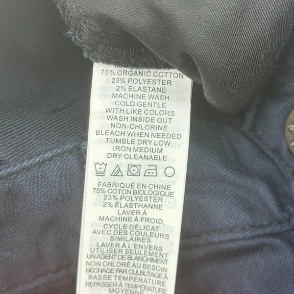Prana Kayla High Rise Jean‎ Indie Blue Womens 0 Short Organic Cotton Stretch - Image 5
