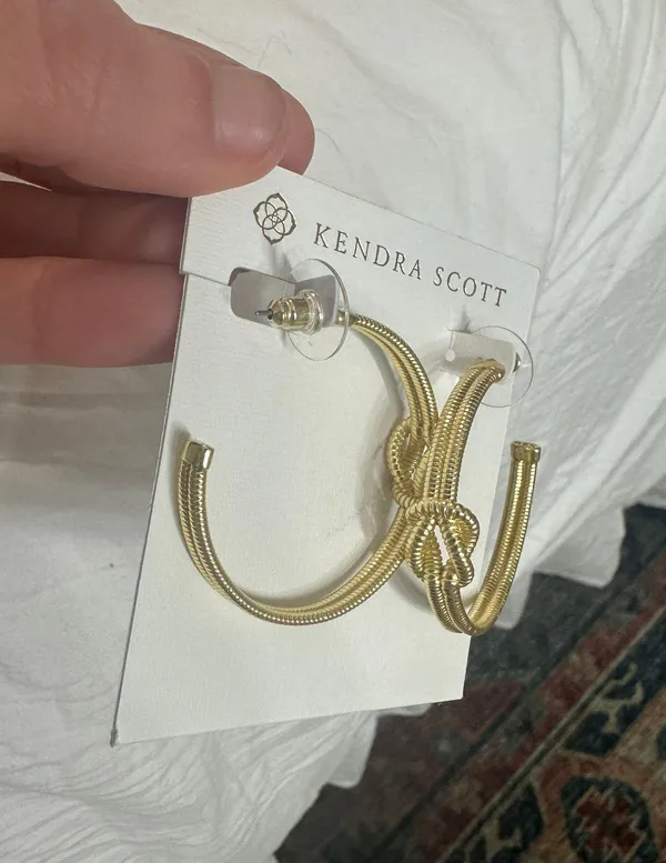 Kendra Scott Annie knot hoops - Image 2