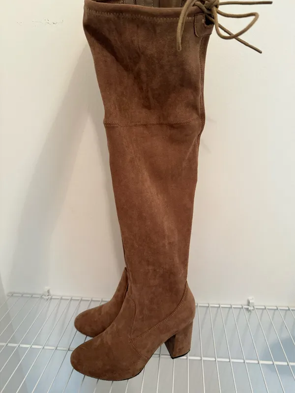 Tall brown boots Tan Size 6.5 - Image 2