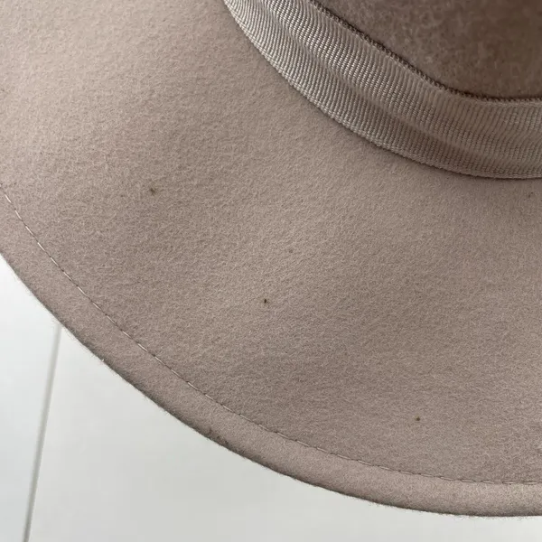 Madewell x Biltmore Size S / M Shaped Felt Hat in Tawny Light Pink MB607‎ READ - Image 9
