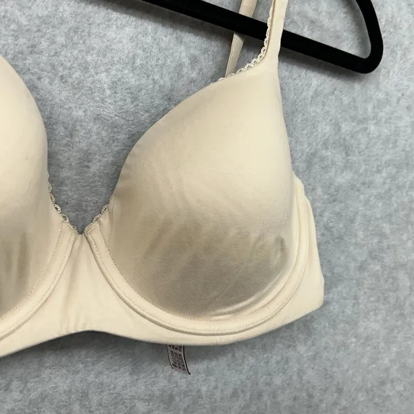 Victoria's Secret Women Bra 36D Beige Body By Victoria T Shirt Underwired READ - Image 4