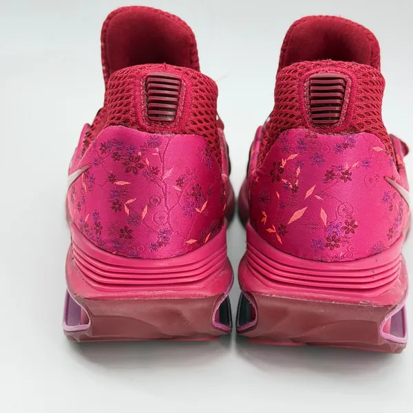 Nike Shox Gravity Floral‎ Burgundy Maroon Women's Sneakers AQ8554-600 Size 8 - Image 5
