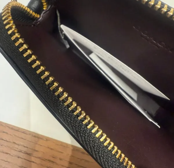 NWT Coach Zip Card Case With Quilting CZ467 - Image 5