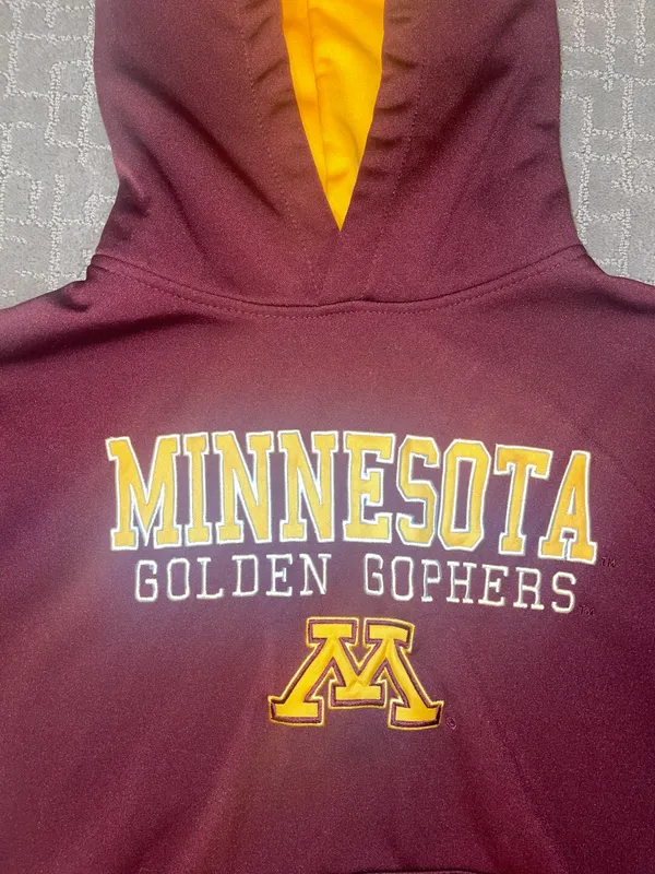 Minnesota Golden Gophers Sweatshirt Red Size XS - Image 3