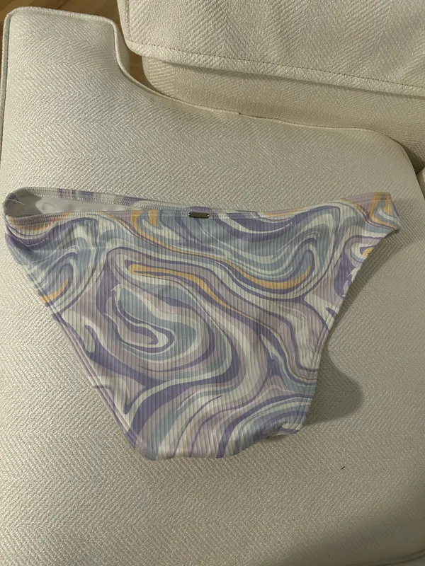 Hollister Swim Lavender and white Bikini bottom - Image 2