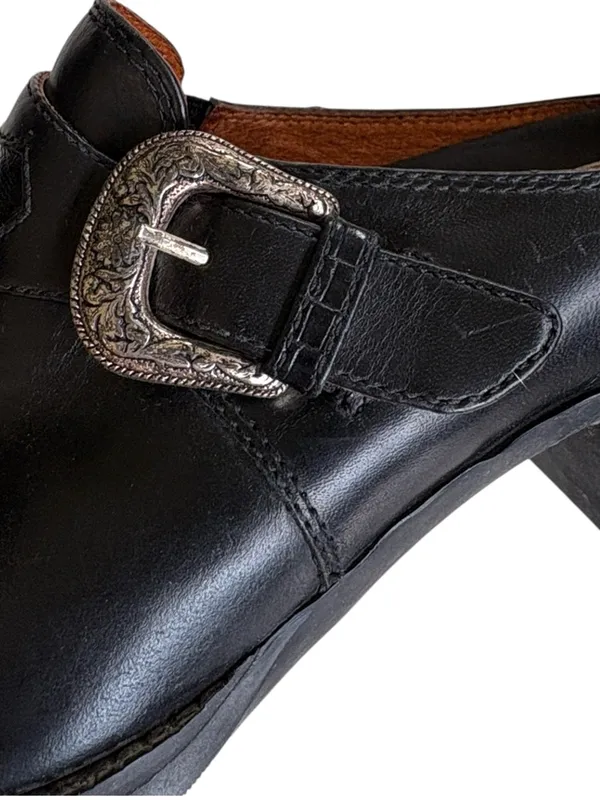 Ariat Leather Western Mules Size 8.5 - Image 3