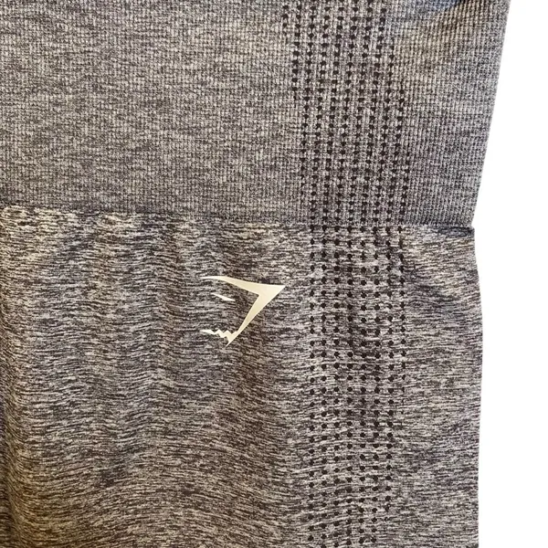 Gymshark Vital Seamless 2.0 Leggings In Smokey Grey Marl Size Medium - Image 6