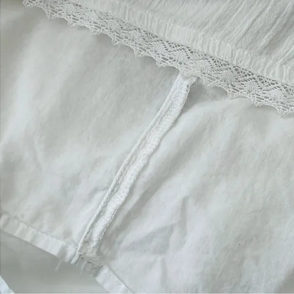 Beach Lunch Lounge White Blouse - Image 7