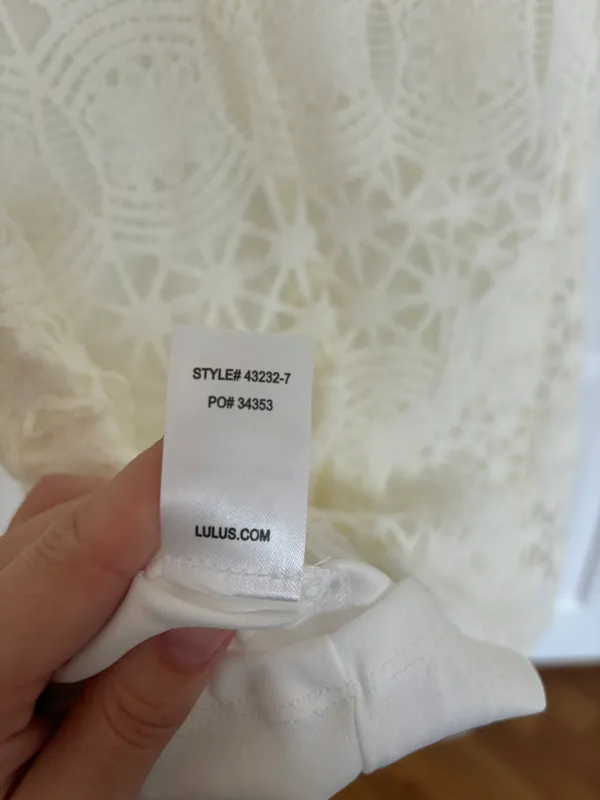 Lulu’s love you for eternity white lace dress - Image 12