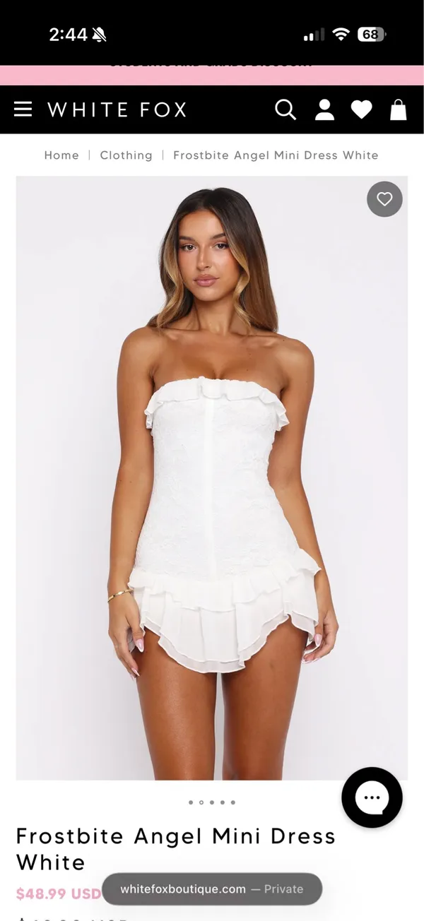 White Fox Boutique White Dress - Image 2