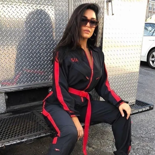 I.AM.GIA Jumpsuit Burn Boiler‎ 2.0 Suit Coverall Utilitarian Black Red XS GUC - Image 11