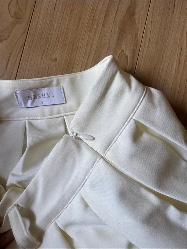 Meshki Mura Pleated Mini Skirt - Image 3