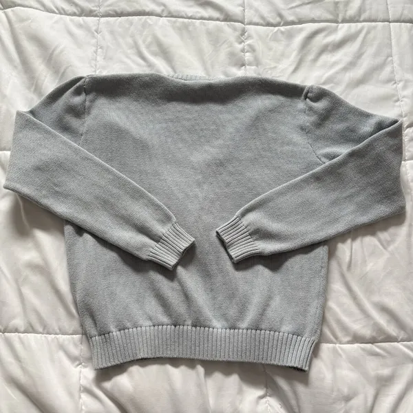 Brandy Melville‎ Womens Sweater Blue V Neck Winter Fall Coquette Dreamcore Girly - Image 6