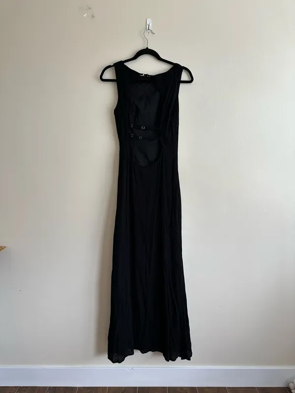 Princess Polly Ace of Hearts Maxi Dress Black Size 4 - Image 4