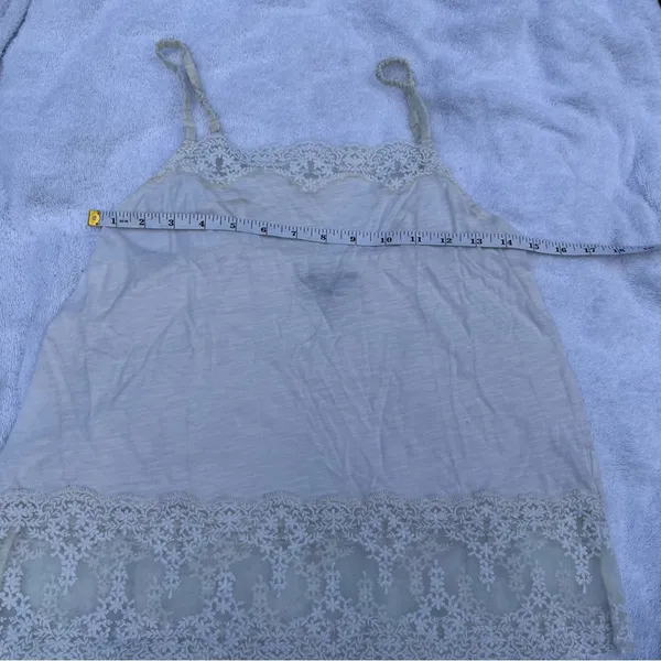American Eagle White Lace Trim Cami Tank Top Size XS Spaghetti Strap Summer Top‎ - Image 7