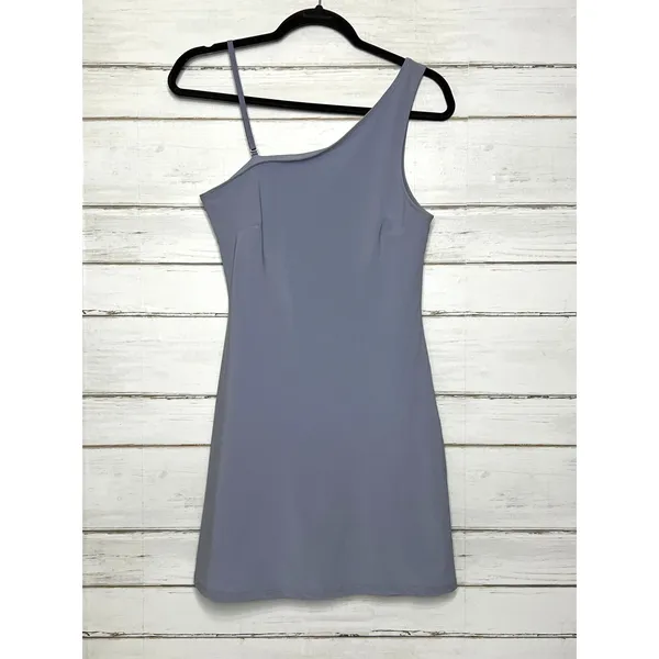 Abercrombie & Fitch One Shoulder Mini Dress Sporty Stretch Size Small - Image 2