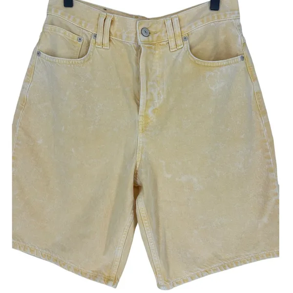 Free People We The Free Montana Bermuda Shorts Butter Yellow Size 27 - Image 4