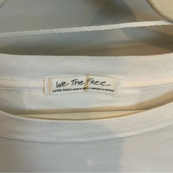 Free People We The Free Austin Tee in White - Image 3