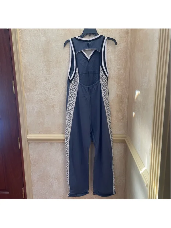 FP Free People Movement Day Trip Jumpsuit Skyline Sz XSmall Coastal Bohemian - Image 6
