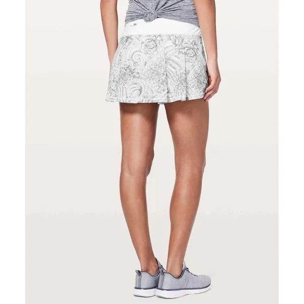 Lululemon Pace Rival Skirt Regular Mini Twine White Multi Floral Tennis Skirt 6 - Image 2