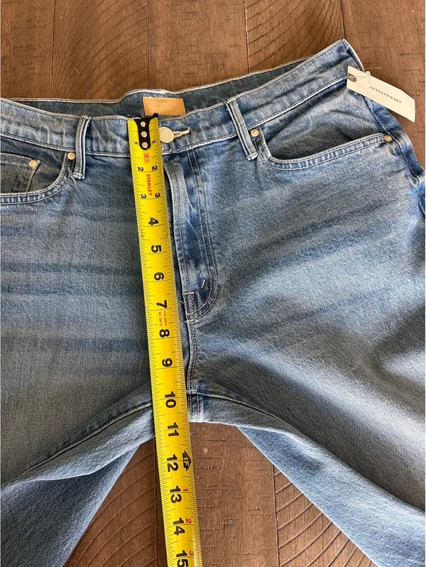 MOTHER NWT The Mid Rise Maven Ankle Jeans in Magic School Bus Wash Women’s 29 - Image 15