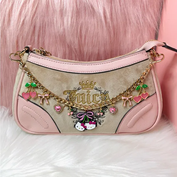 New Hello Kitty & Cherry Coquette Charm Chain for Purse/Bag - Image 2