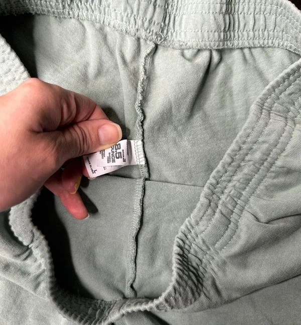 Elastic waist cotton shorts Los Angeles Apparel casual summer lightweight - Image 4