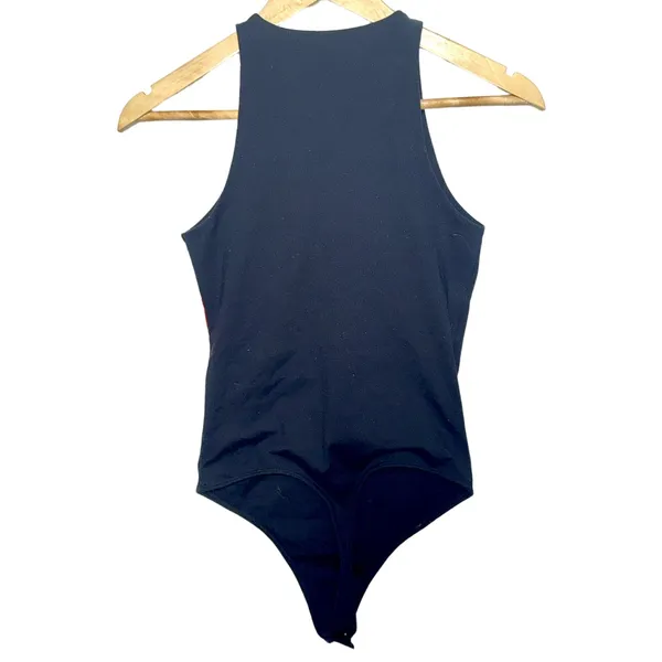 NEW Abercrombie & Fitch Soft AF Black Sleeveless Tank Bodysuit Womens Size XS - Image 3