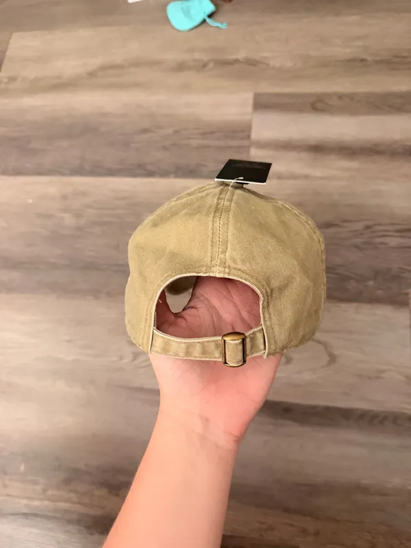 Baseball cap with football patch Green - Image 2