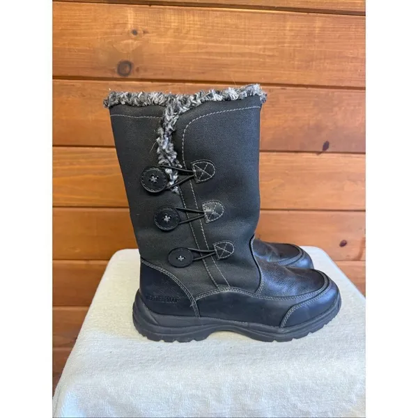 Weatherproof Delta Winter boots Sz 7.5 Black - Image 2