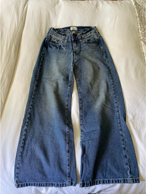 PacSun Abrand Jeans 00 Super Low & Wide Miley Jeans - Image 8