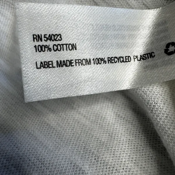 Gap Women's Medium 3/4 Sleeve White Camo Striped Shirt‎ 100% Cotton - Image 11