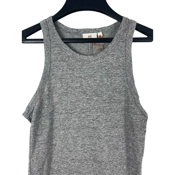AG Adriano Goldschmied XS Gray Marled Tank Top Sleeveless Stretch Minimalist - Image 2