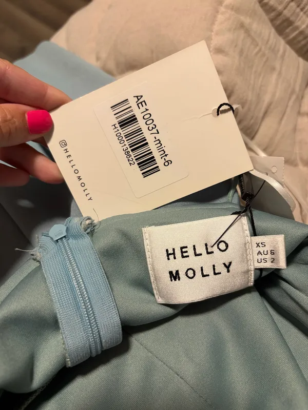 Hello Molly Dress Mint Green - Image 2